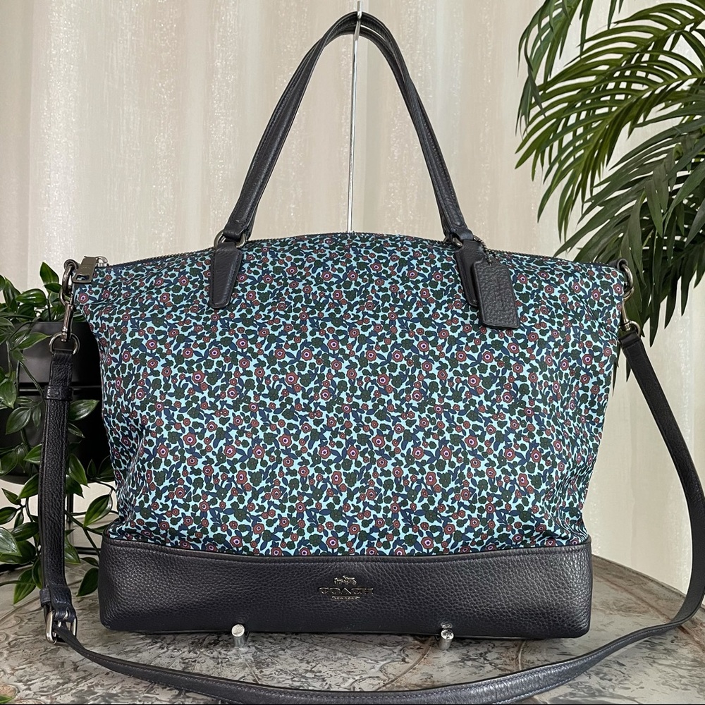 COACH SATCHEL IN RANCH FLORAL PRINT NYLON F59433